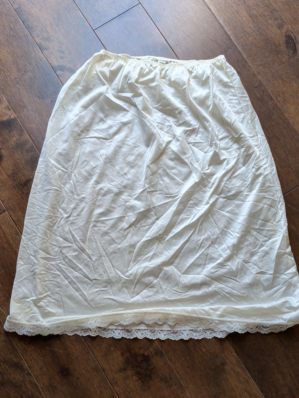 Deena Cream Half Slip with Lace Trim -‎ Large